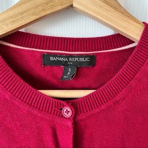 Banana republic cardigan, raspberry colour